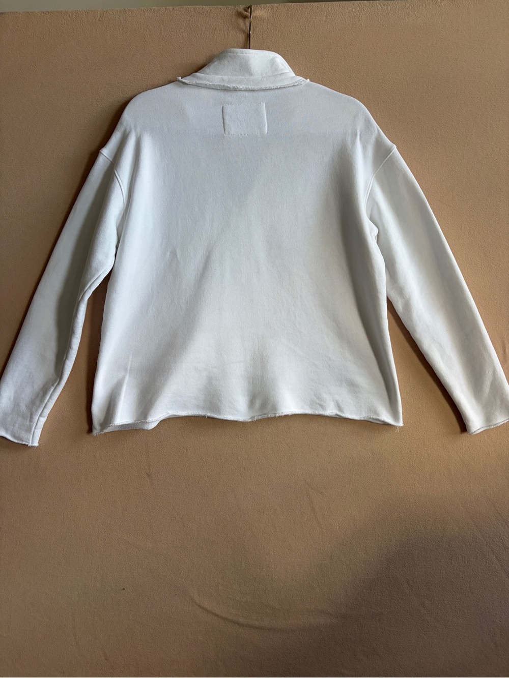 Frank and Eileen Patric Popover Henley Triple Terry White size M - Picture 5 of 14
